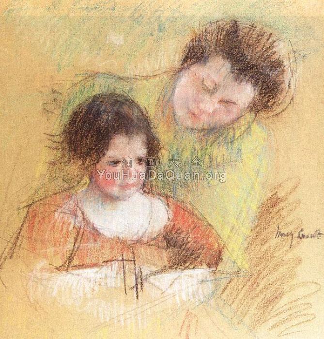 靠在玛戈特的肩上 - 玛丽·史帝文森·卡萨特